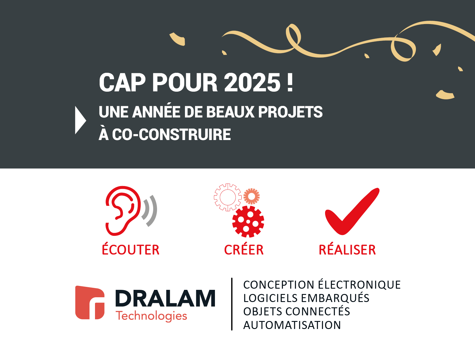 Bureau d'études Dralam vous souhaite meilleurs vœux 2025